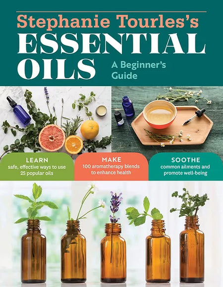 Book with 100 recipes for using essential oils