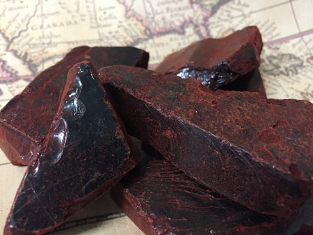 dark deep red dragon blood pieces. very fine quality