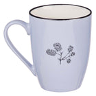 baco of mug with flower design