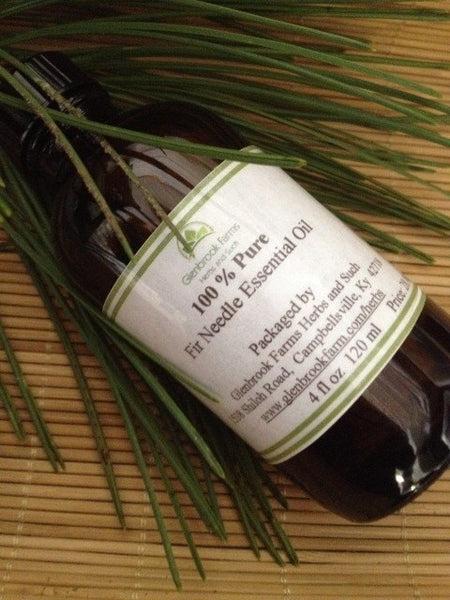 Fir Needle Essential oil bottle