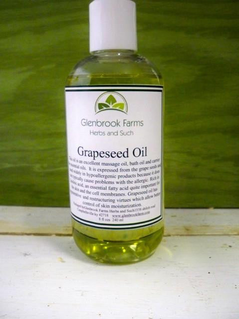 Grapeseed Oil from www.glenbrookfarm.com