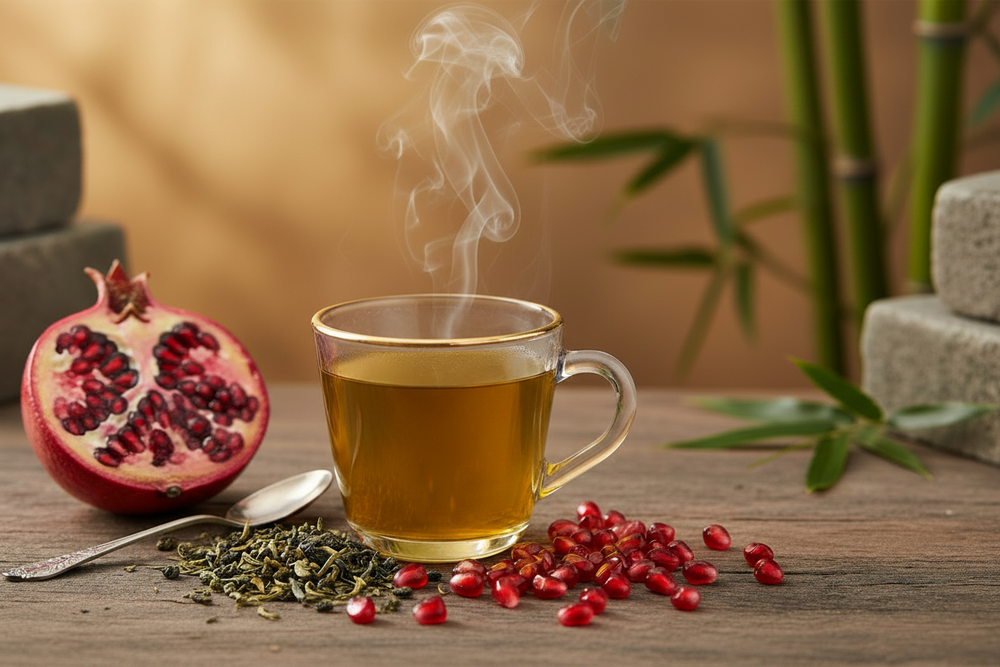 It's Back! Our Beloved Pomegranate Green Tea Has Returned 🍵🌸