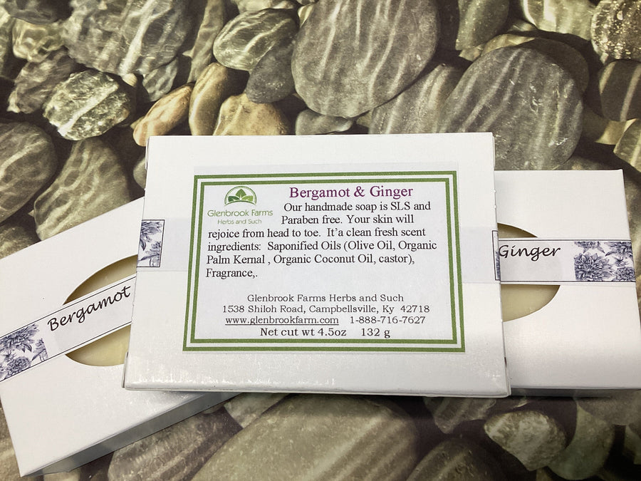 Bergamot Plus Ginger Natural Soap