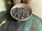 rolled green tea leaves
