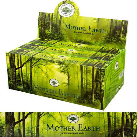 Box of Mother Earth premium masala incense sticks with forest design