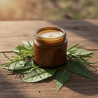 Lucinda's Neem Rosemary Salve with rosemary, neem leaves, and plantain herb