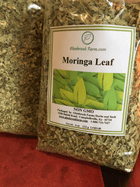 Moringa leaf cut