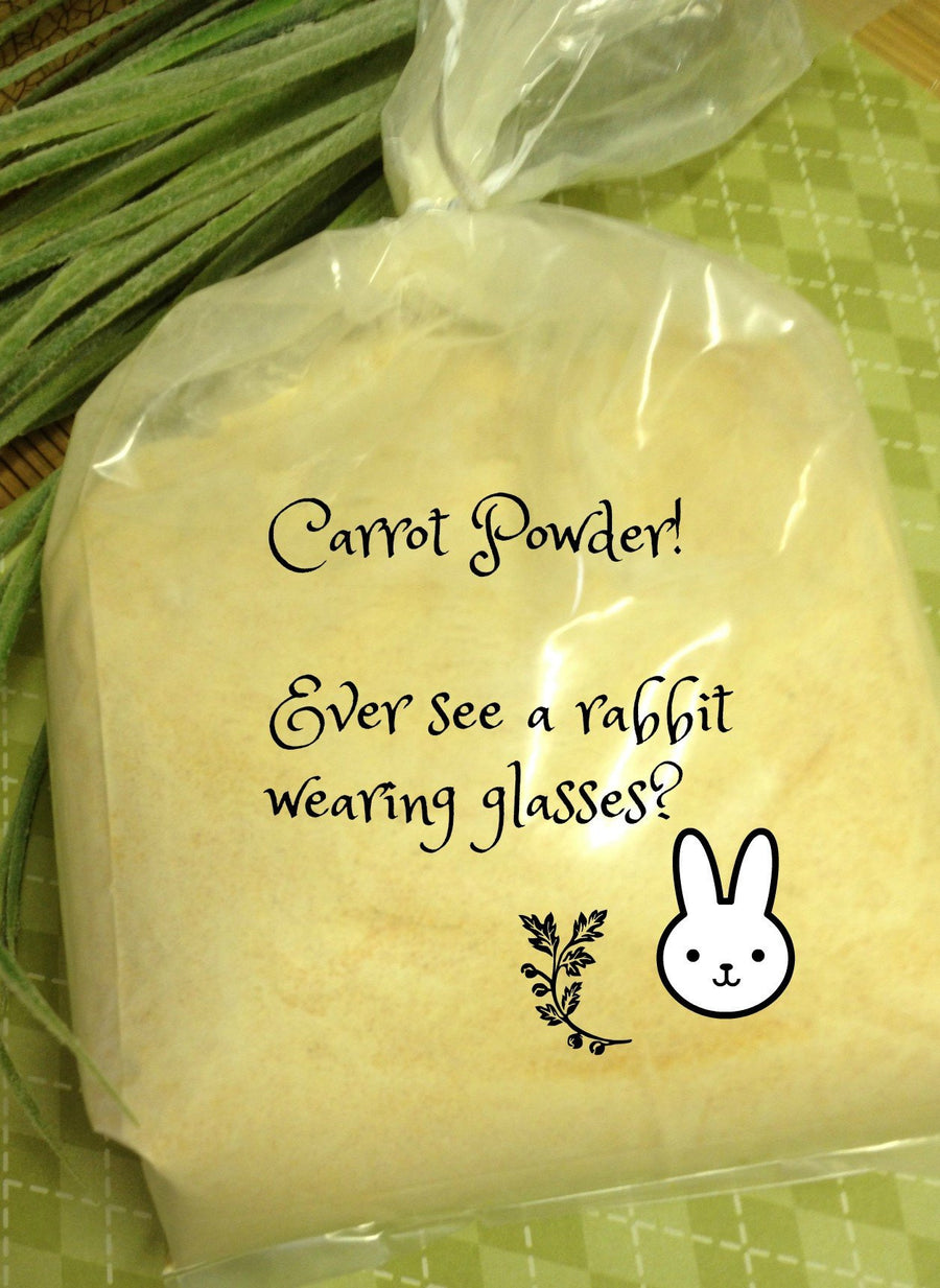 bag of carrot powder