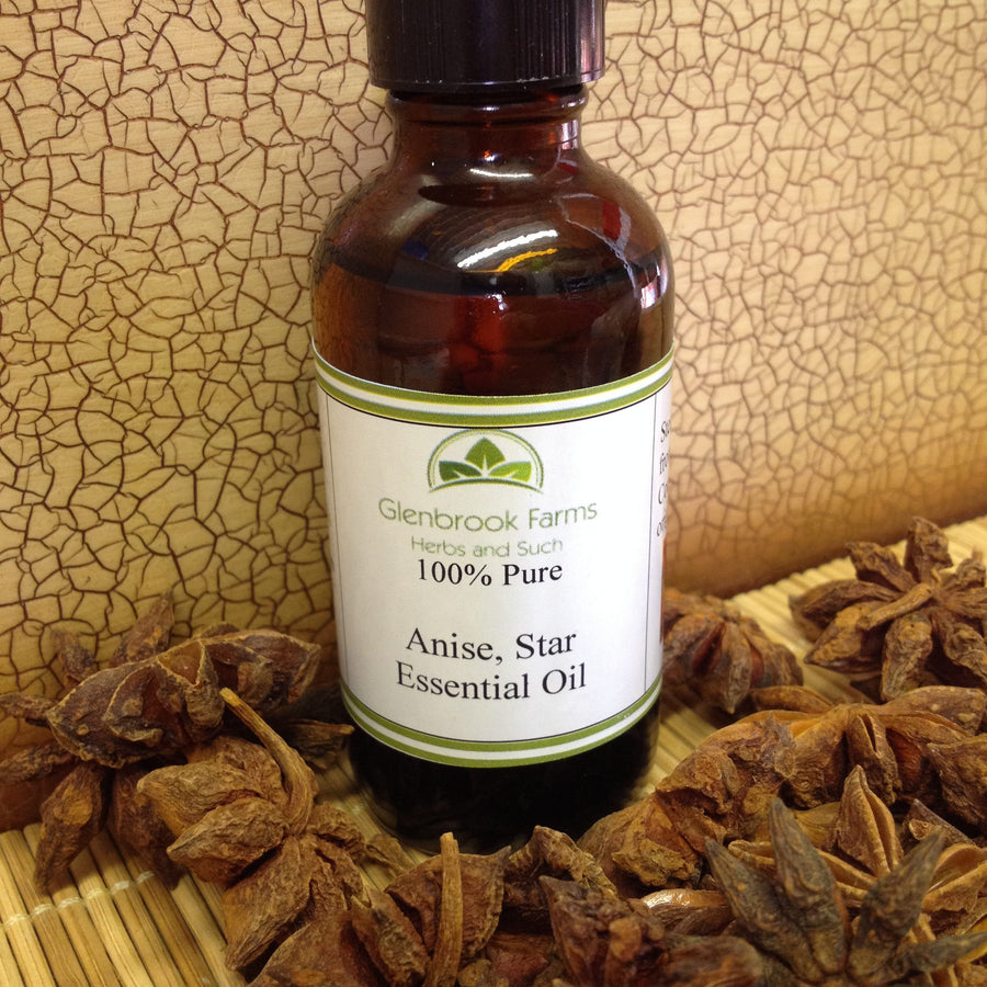 Star Anise essential oil bottle