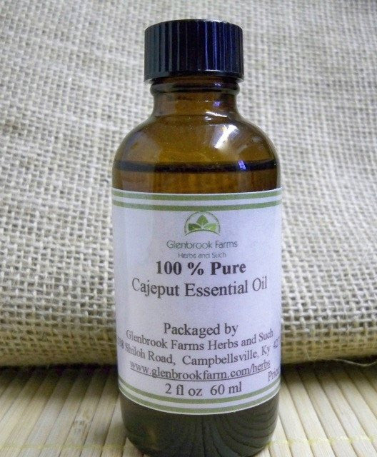 Cajeput Essential Oil from glenbrookfarm.com