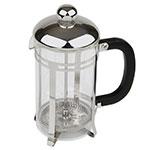 glass french press with silver lid