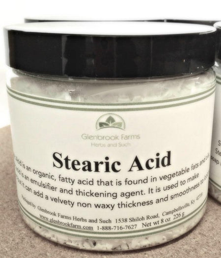 jar of stearic acid