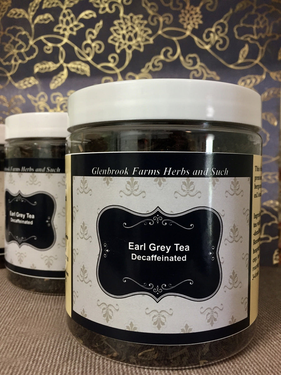 Earl Grey Decaffeinated Tea from www.glenbrookfarm.com