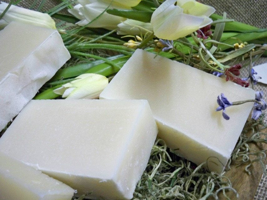 Fine Honeysuckle soap with Goat Milk from www.glenbrookfarm.com