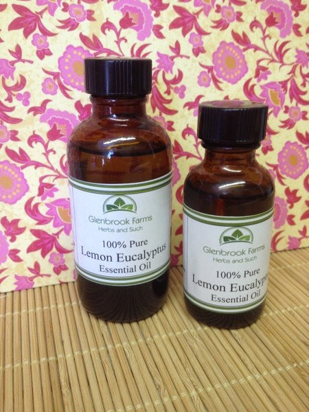 Lemon Eucalyptus Essential oil from glenbrookfarm.com suppliers of pure essential oils