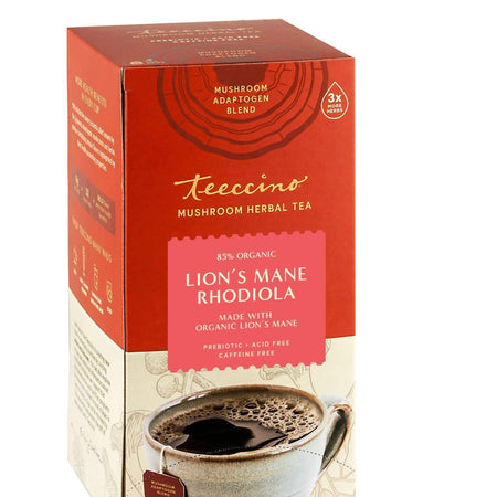 Teeccino Lion's Mane and Rhodiola 10 ct tea