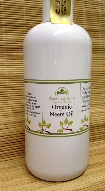 Bottle of Organic Neem oil