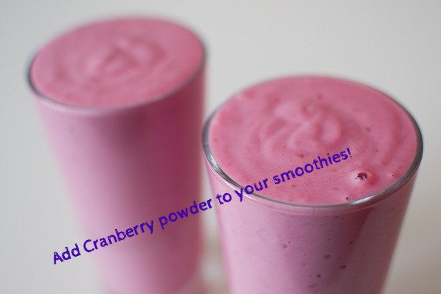 cranberry smoothies