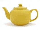 yellow teapot windsor style  6 cup